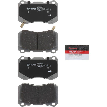 Brembo 04-08 Acura TL Front Premium NAO Ceramic OE Equivalent Pad