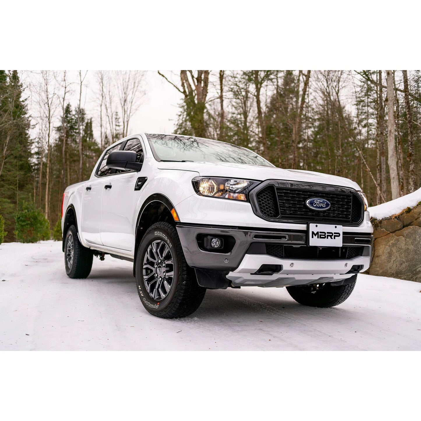 MBRP 3in Cat-Back Exhaust w/ 2.5in Dual Split D&S Tips | Ford Ranger 19-23 (S5223AL)