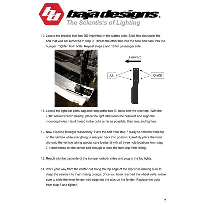 Baja Designs 447512 S8 30 inch LED Driving Light Bar for 2015-22 Toyota 4Runner