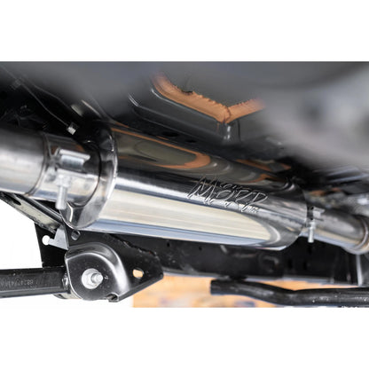 MBRP 2.5in Single Rear Exit High Clearance Cat-Back | Jeep Wrangler JL (18-20) (S5533304)
