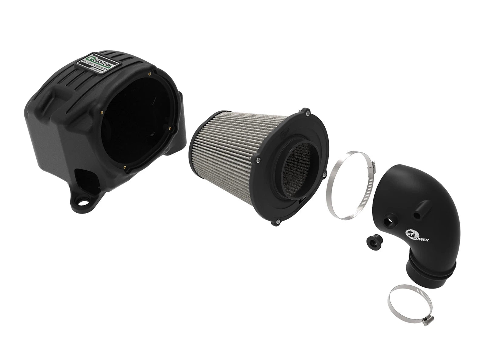 aFe Quantum Cold Air Intake w/ Pro DRY S 5" Flange | Ford Ranger L4-2.3L 2019 (53-10021D)
