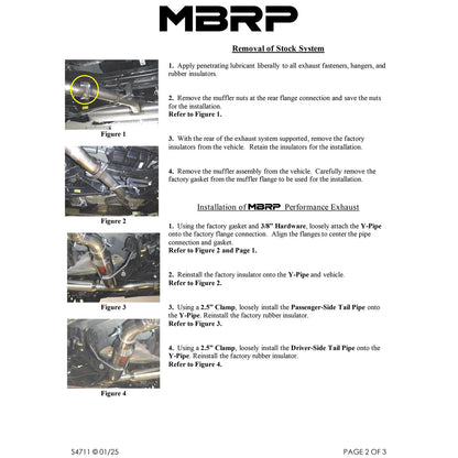 MBRP Armor Lite 2.5in Axle Back | Kia Forte (19-26) (S4711AL)
