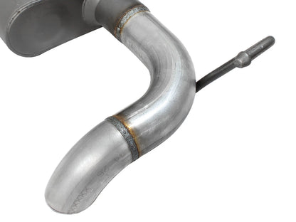 aFe 2.5in Aluminized Steel Axle-Back Hi-Tuck Exhaust | Jeep Wrangler F&R (07-17) (49-08046)
