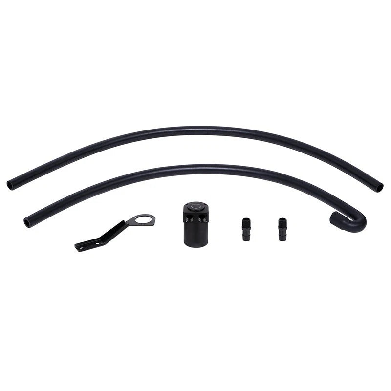 Mishimoto Compact 2-Port Baffled Oil Catch Can | BMW Multiple Fitments (MMBCC-N54-06CBE2)
