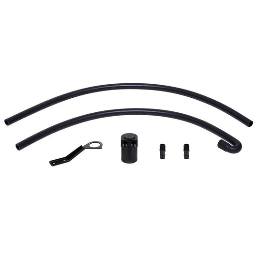 Mishimoto Compact 2-Port Baffled Oil Catch Can | BMW Multiple Fitments (MMBCC-N54-06CBE2)