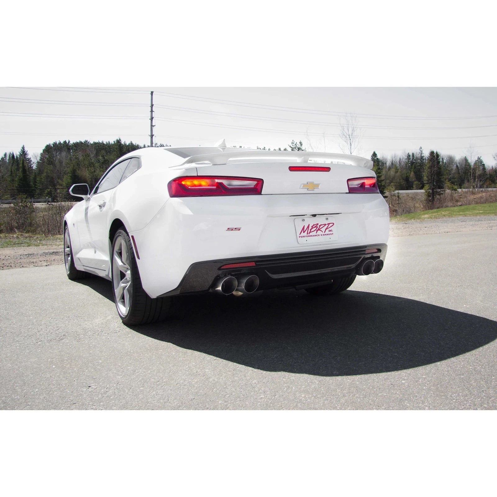 MBRP 3in Alum Race D&S Dual Cat-Back Exhaust w/ 4.5in Quad Tips | Camaro V8 (16+) (S7033AL)