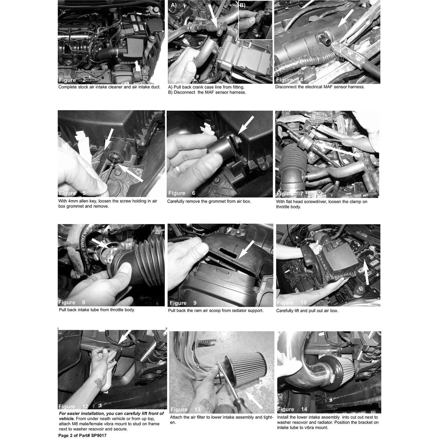 Injen 14-19 Ford Fiesta 1.6L Polished Cold Air Intake | Ford Fiesta (02-14) / Mazda 2 (07-15, 08-19) (SP9017P)
