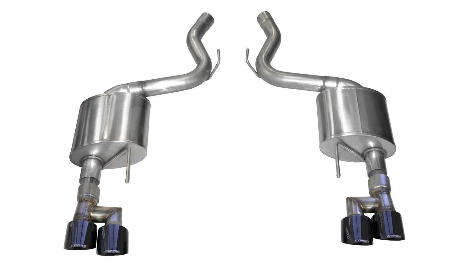 CORSA Sport, Touring / 3.0 in Axle-Back 4.0 in Twin Tips | 2018-2023 Mustang GT Coupe (21039, 21041)