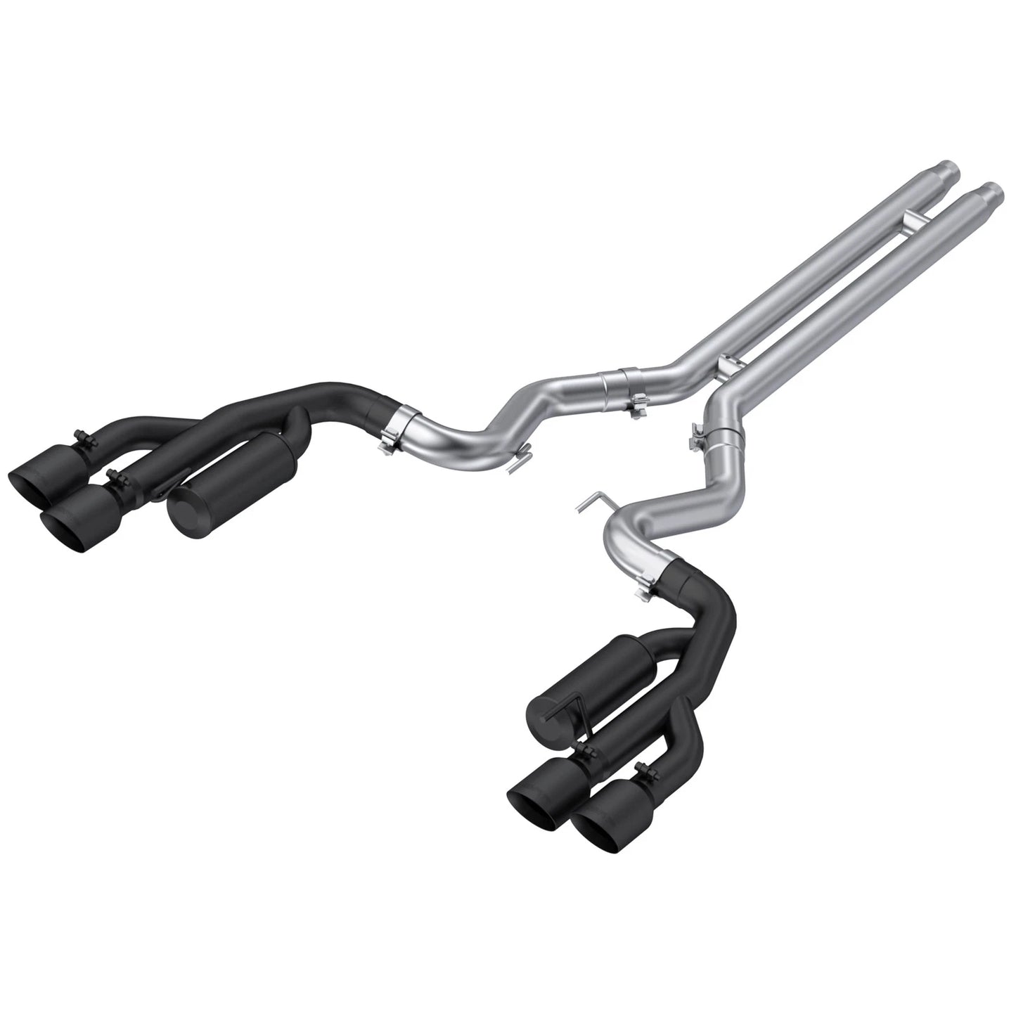 MBRP Black Series 3" Cat-Back Exhaust System | 2018-2023 Ford Mustang GT (S7207BLK)