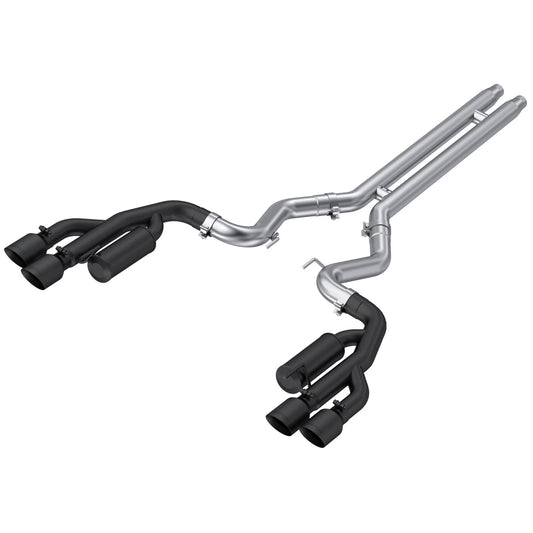 MBRP Black Series 3" Cat-Back Exhaust System | 2018-2023 Ford Mustang GT (S7207BLK)