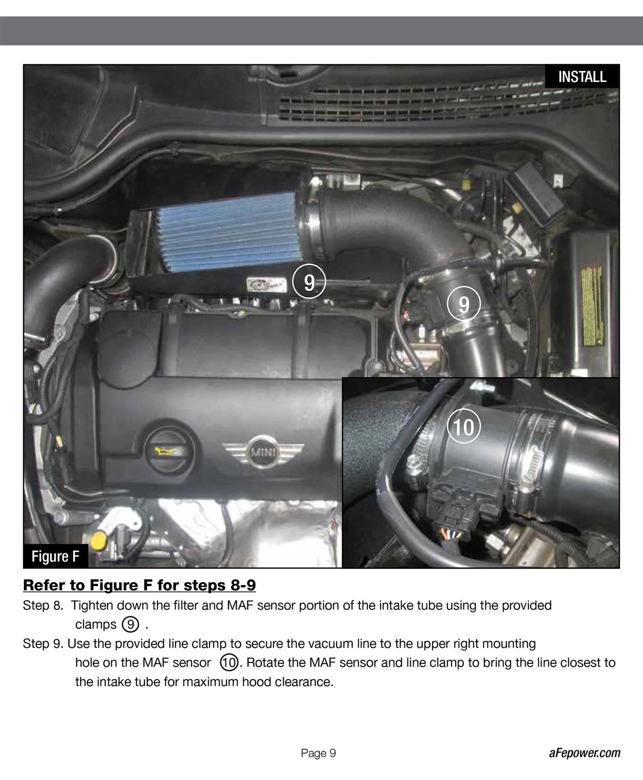 aFe MagnumFORCE Stage-2 Pro Dry S Intake | Mini Cooper Countryman S 1.6L Turbo (10-15) (51-12712)