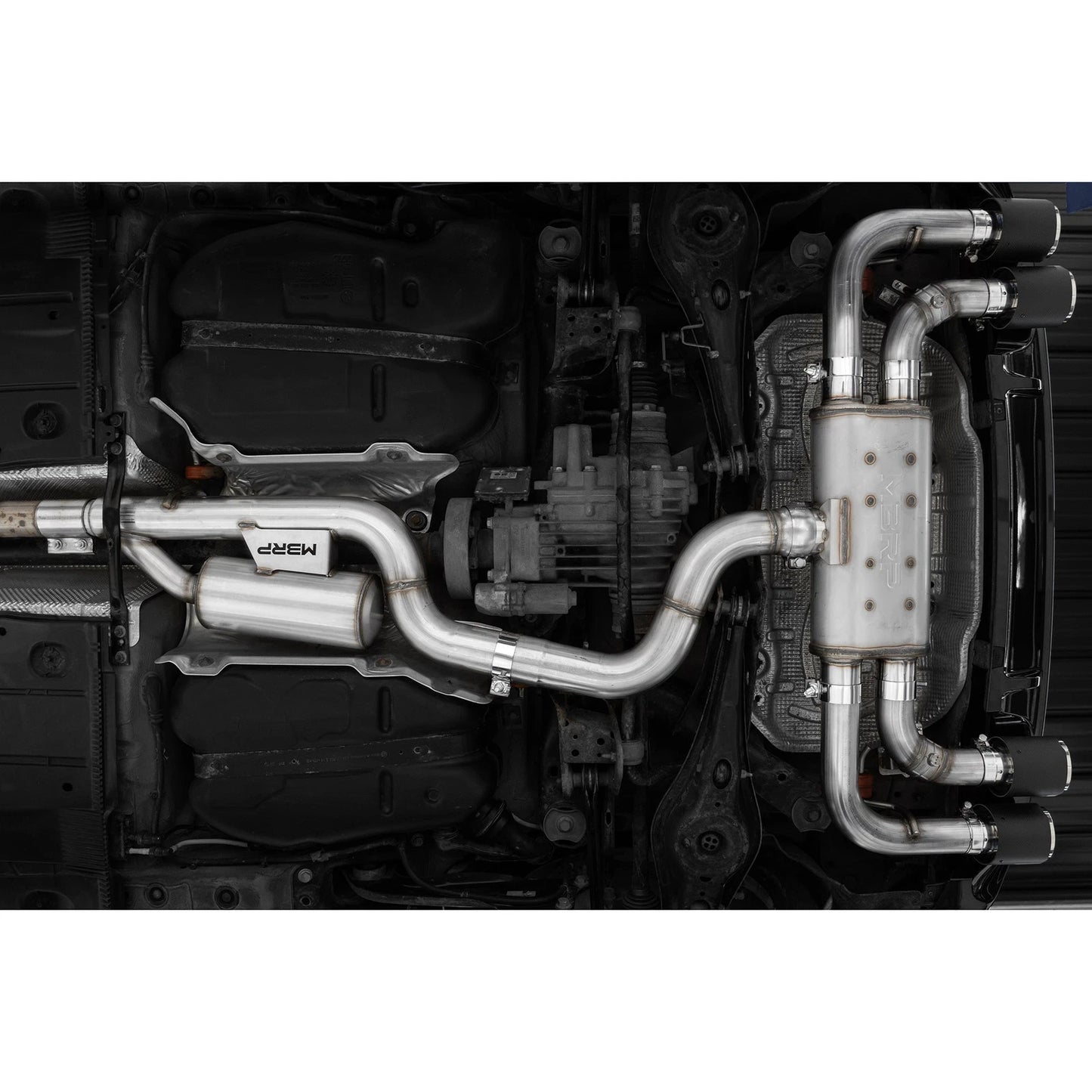 MBRP Cat-Back Exhaust System | 2015-2019 Volkswagen Golf R (S46053CF)