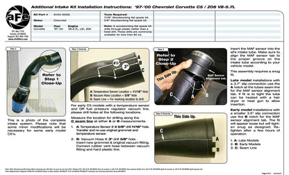 aFe Magnum FORCE Stage-2 Cold Air Intake | Chevy Corvette C5/Z06 (97-04) (54-10052)