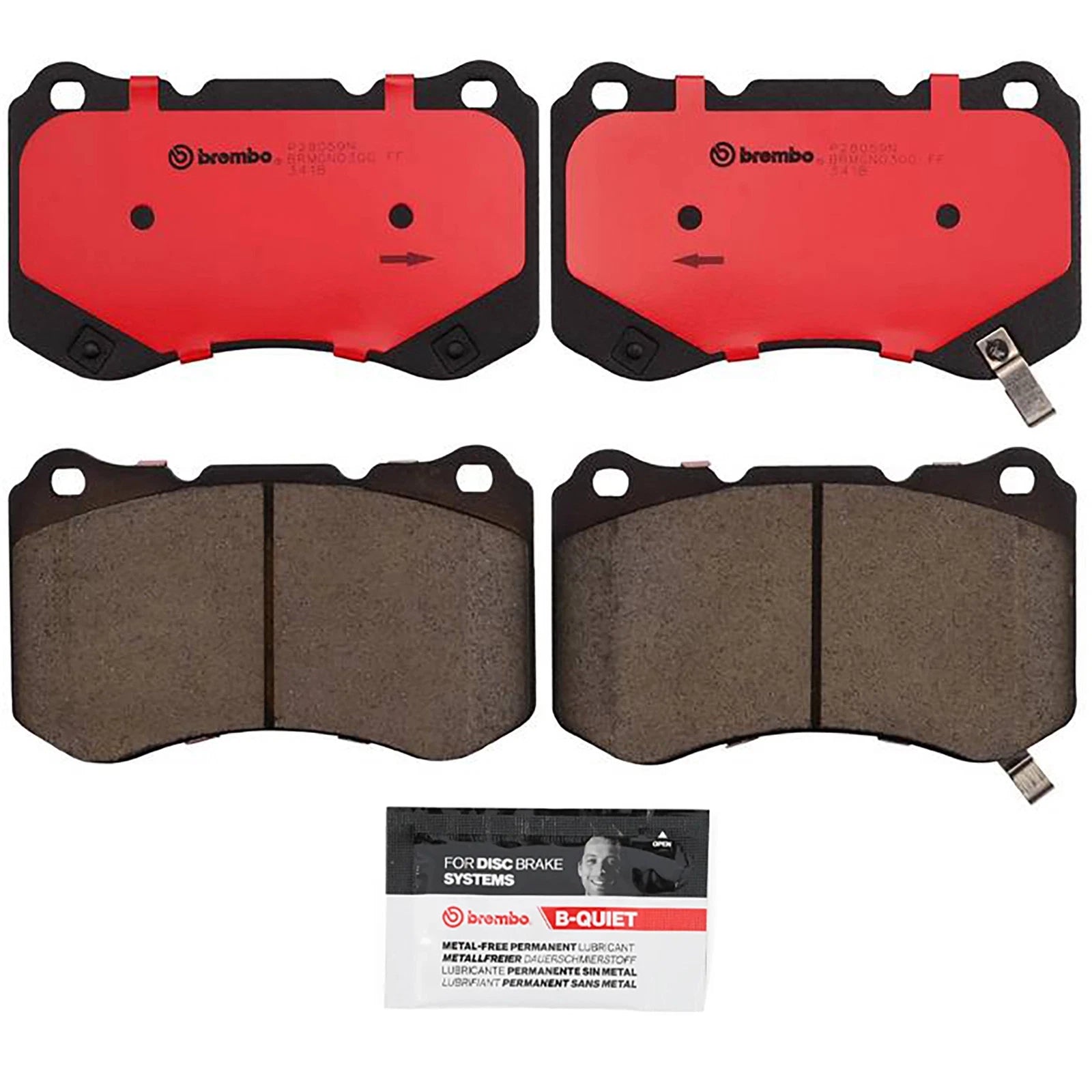 Brembo 04-08 Acura TL Front Premium NAO Ceramic OE Equivalent Pad
