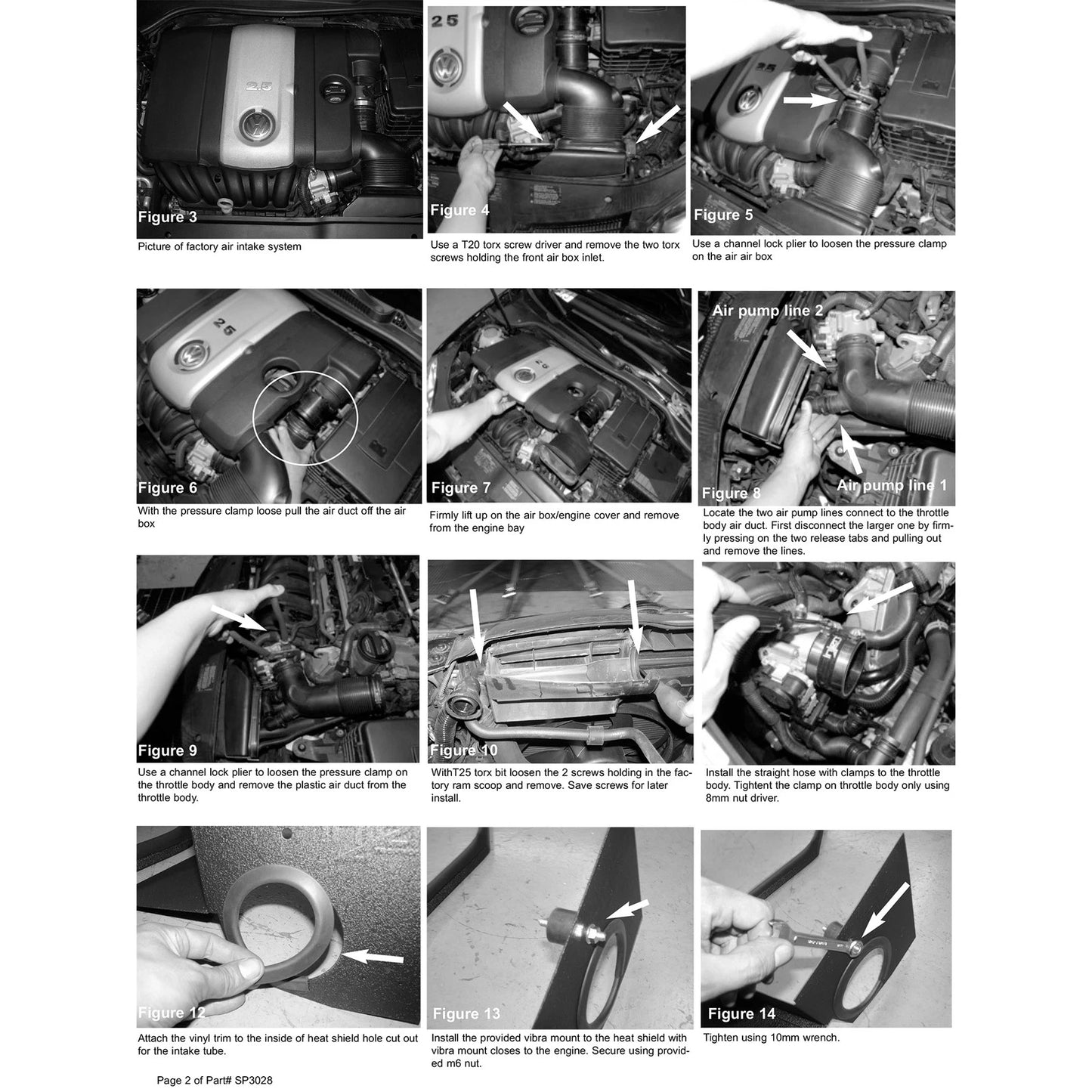 Injen Short Ram Intake | Volkswagen Jetta (98-19) / Golf (08-14) / Jetta Variant Mk5 (05-09) / Polished / Air Fusion / Nano-Fiber Filter (SP3028P)