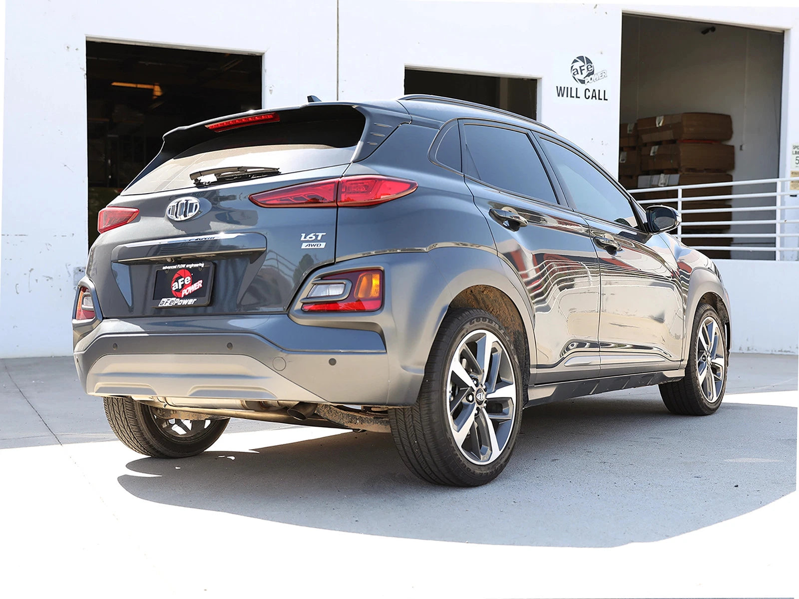 aFe Takeda 2-1/2in 304 Stainless Steel Axle-Back Exhaust | Hyundai Kona (18-21) (49-37017)