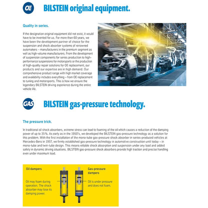 Bilstein B4 OE Replacement Standard Suspension Strut Assembly for 1999 Volkswagen Golf A4