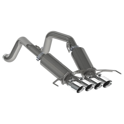 MBRP Stainless Steel 3" Axle-Back w/ Quad Tips | 2014 - 2019 Chevrolet Corvette (S7030)