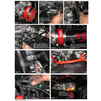 Injen Black Cold Air Intake System | Acura CL (01-03) / TL (02-03) (RD1481BLK)