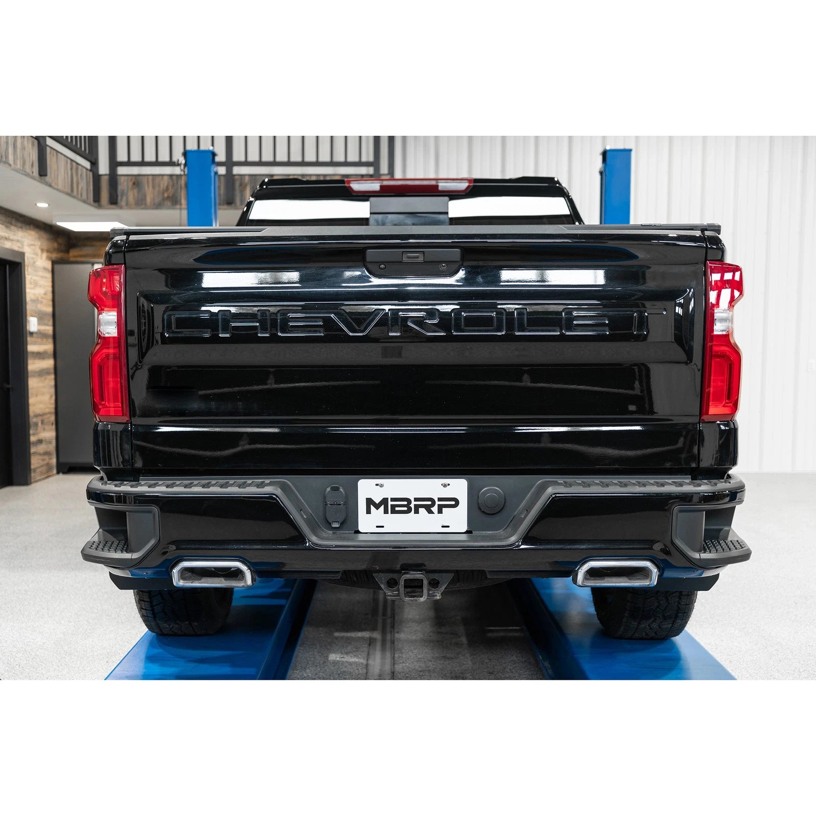 MBRP 2.5in Dual Rear Exit Alum Cat-Back Exhaust | Silverado/Sierra 1500 4.3L/5.3L (19+) (S5085AL)