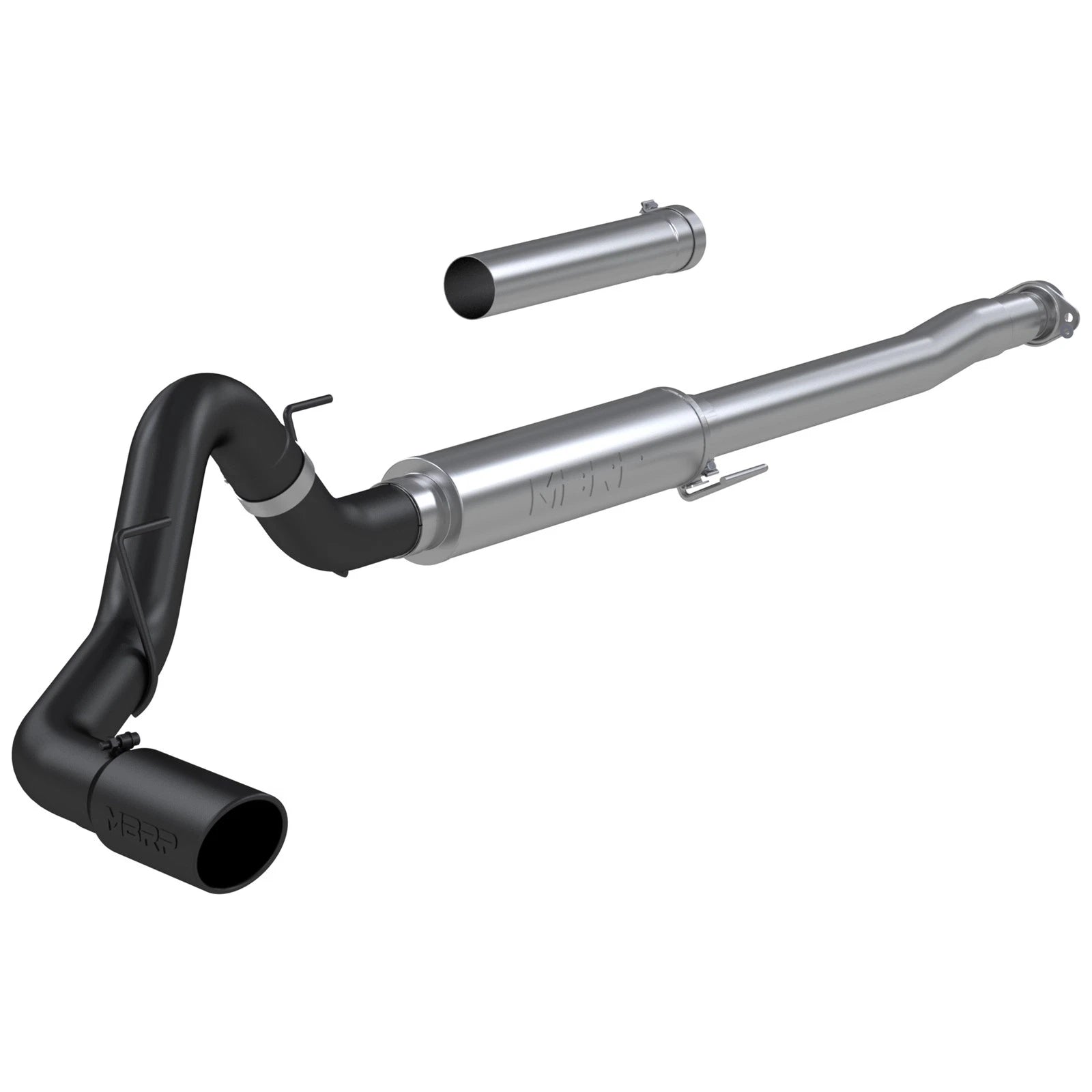 MBRP 4in Black-Coated AL Steel Cat-Back Exhaust Race Version | Ford F150 (21+) (S5209BLK)