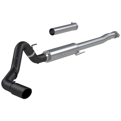 MBRP 4in Black-Coated AL Steel Cat-Back Exhaust Race Version | Ford F150 (21+) (S5209BLK)