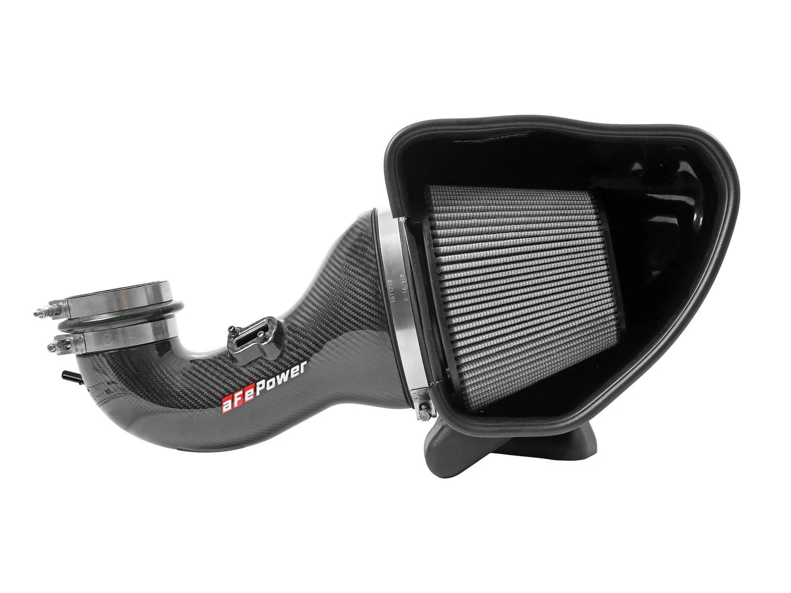 aFe Track Series Carbon Fiber CAI w/ Pro-DRY S Filters | Chevrolet Camaro ZL1 (6.2L V8) (57-10018D)