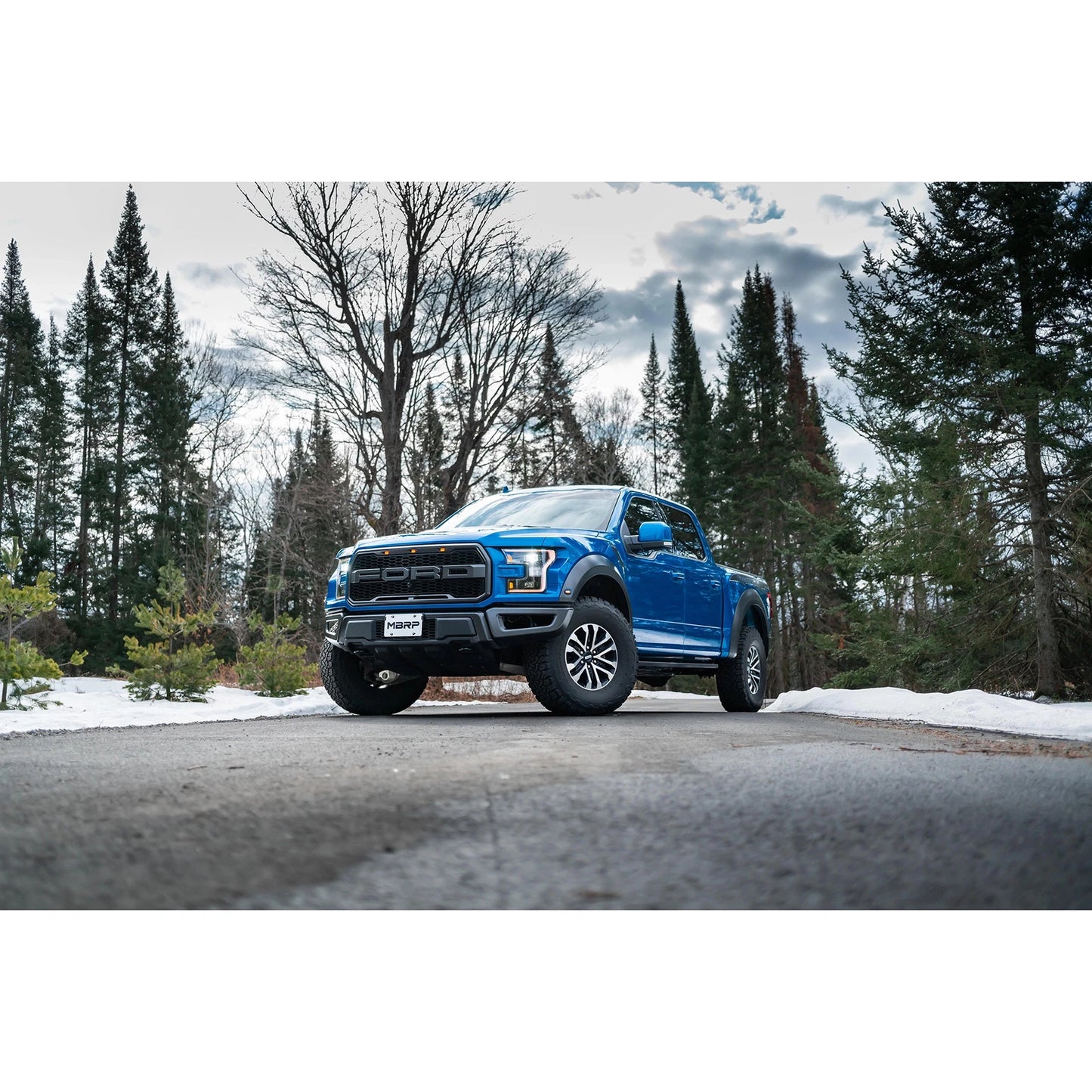 MBRP T409 3in Dual Rear Exit Resonator Back Exhaust | Ford F150 Raptor (17-20) (S5264409)