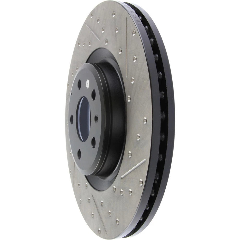 StopTech 127.33138L Front Left Drilled Brake Rotor for 12-19 Audi A6 / 12-17 S5