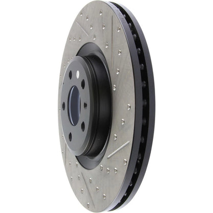 StopTech 127.33138L Front Left Drilled Brake Rotor for 12-19 Audi A6 / 12-17 S5