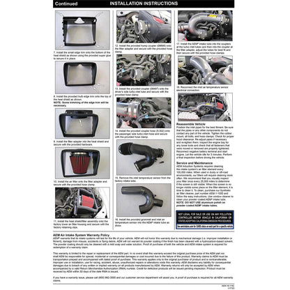 AEM 3.5L V6 Cold Air Intake | Ford F-150 (17-18) (21-8130DC)
