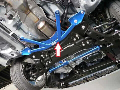 Cusco Power Brace Front | Toyota Prius (ZVW40W/ZVW41W) (951 492 F)