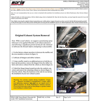 Borla Cat-Back Exhaust System - Touring | Multiple Fitments (140343)