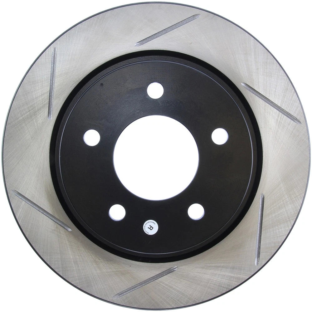Stoptech Power Slot Slotted Rear Brake Rotor | 2007-2009 Mazda 3 MazdaSpeed (126.45067SL)