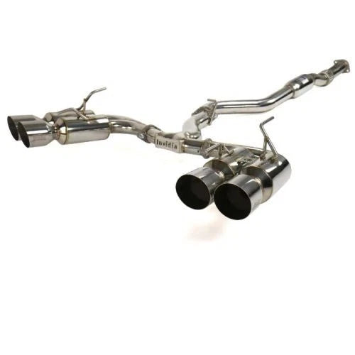 Invidia R400 Gemini Cat-Back Exhaust | 2008-2014 Subaru WRX/STi Hatchback (HS08ST5GM4SS/T))