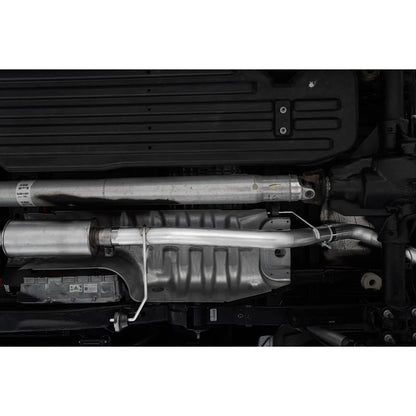 MBRP 3in Resonator-Back Single Side Exit Exhaust | Ford F-150 Powerboost Hybrid (21+) (S5221AL)