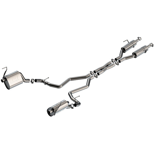 Borla 2.25" True Dual Cat-Back Exhaust | Jeep Grand Cherokee L 5.7L (21-24) (140987)