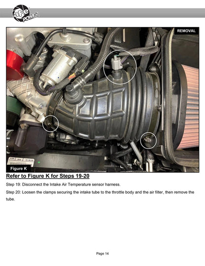 aFe Track Series Stage-2 Carbon Fiber Intake System | Dodge Charger SRT Hellcat Redeye (21-23) (57-10027D)