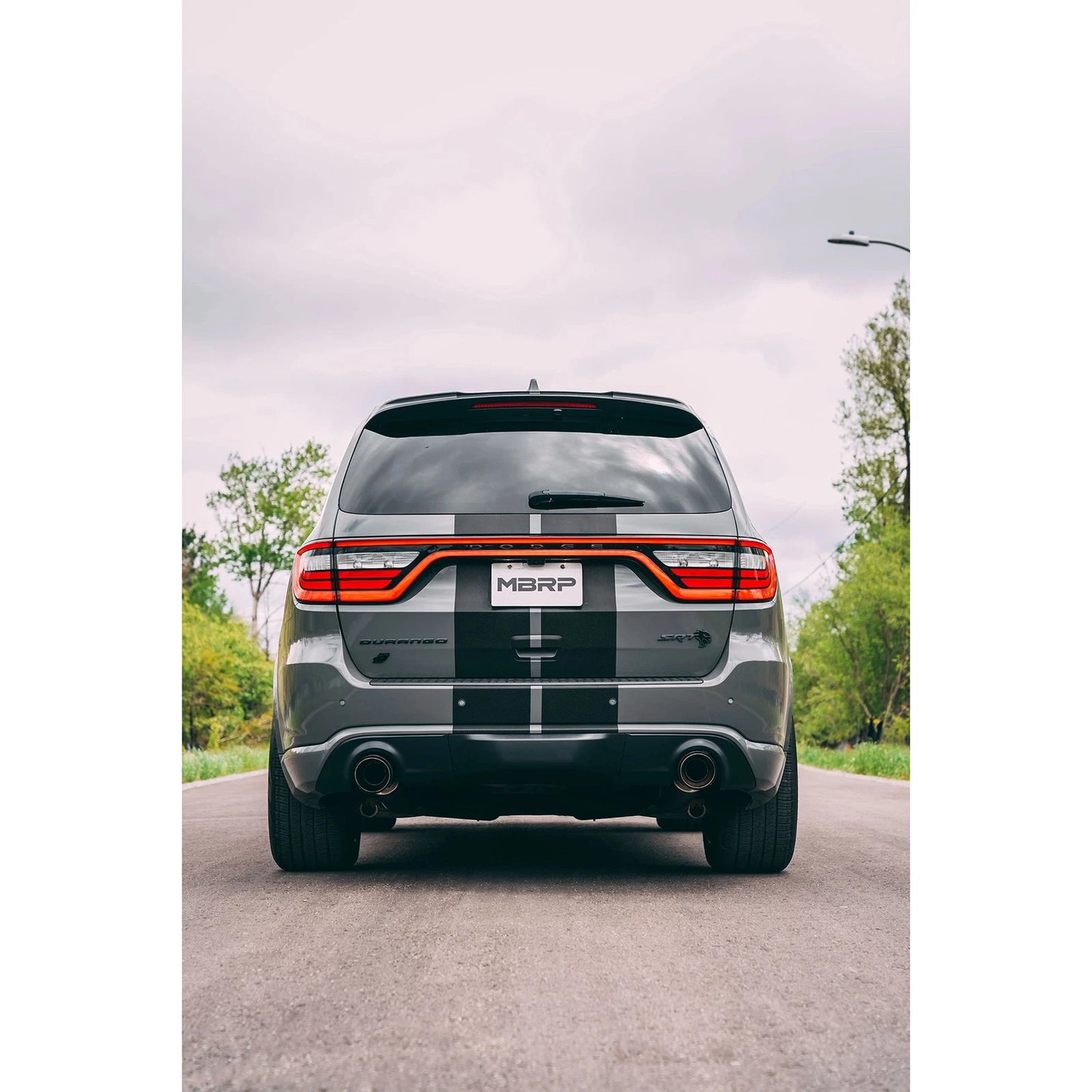 MBRP 18-23 Dodge Durango SRT 6.4L Armor Lite AL Steel 3in Cat Back Exhaust Dual Rear Exit w/ SS Tips | Dodge Durango (18-23) (S5105AL)