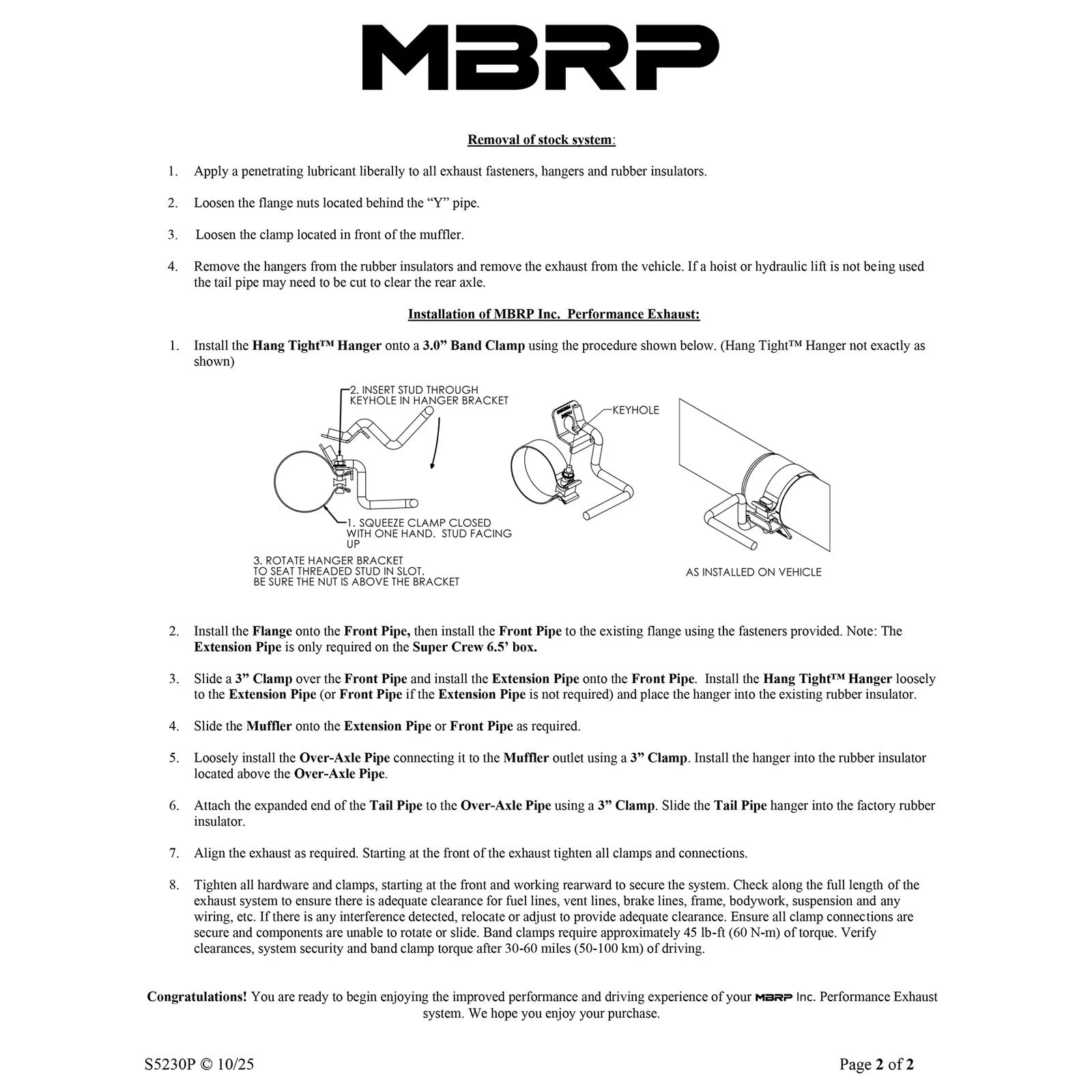 MBRP 3in Cat-Back Single Side AL P Series Exhaust | Ford F150 5.0L (11-14) (S5230P)