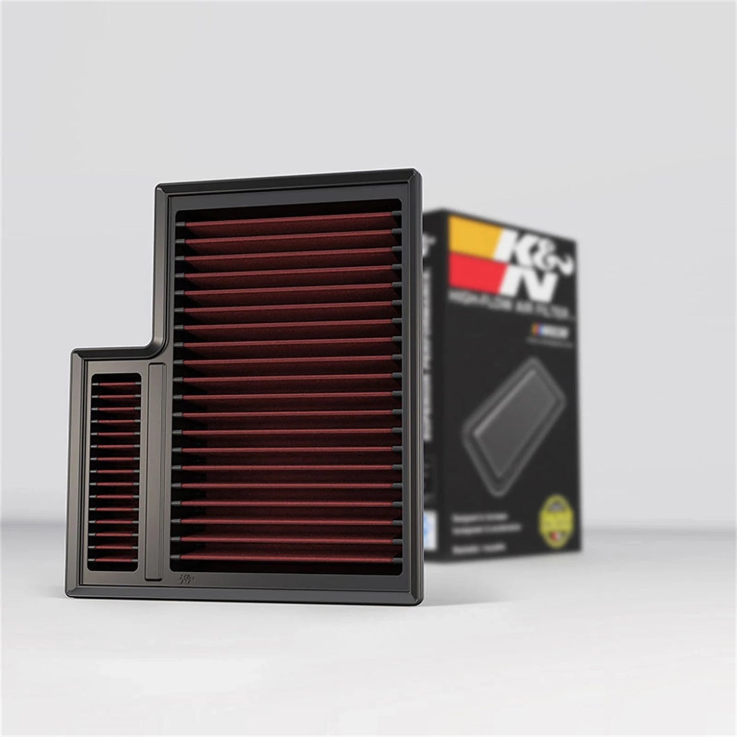 K&N 33-5024 High Flow Performance Air Filter for 15-23 Ford Transit 150 250 350