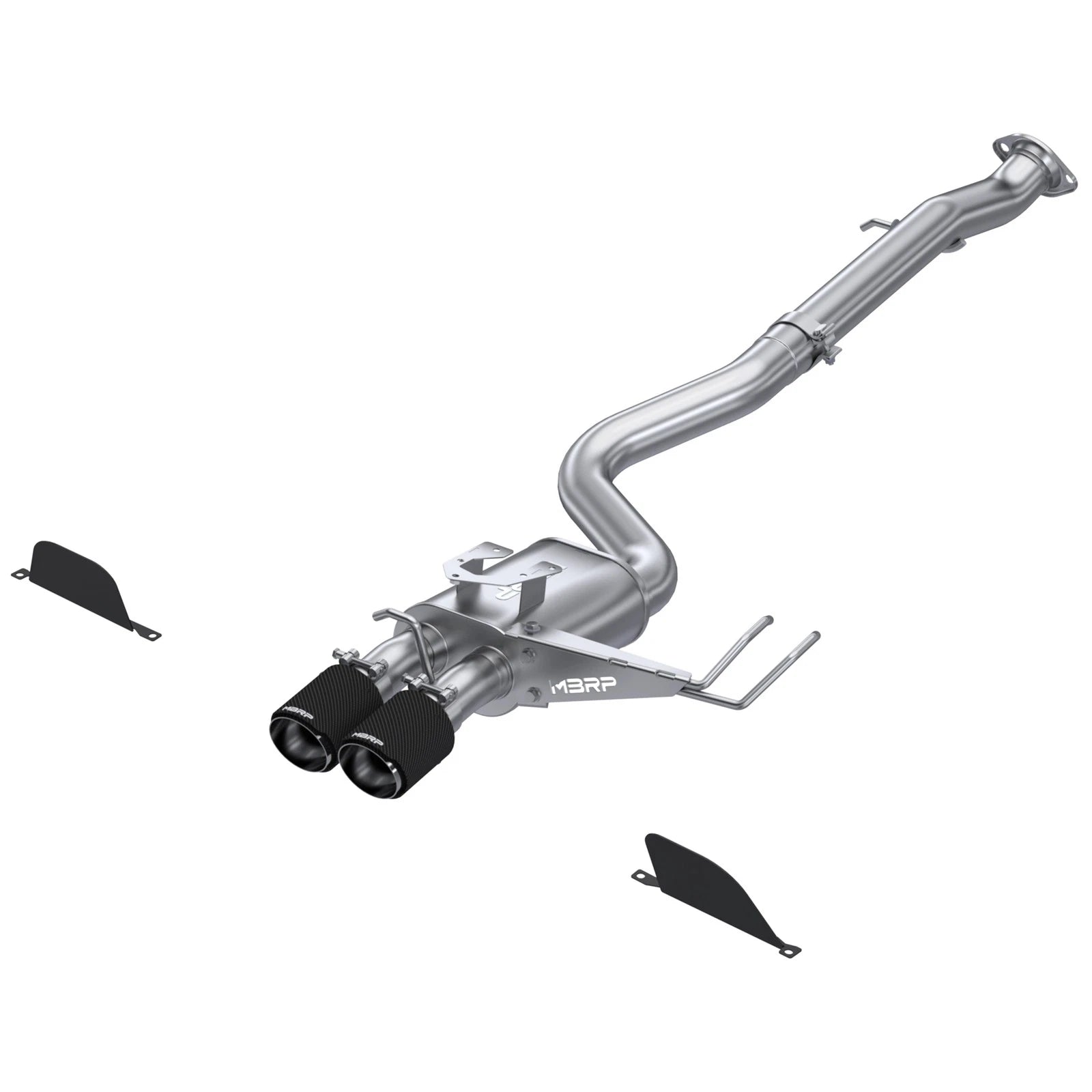 MBRP Stainless Steel 3" Cat-Back - Dual Center Exit | 2023+ Toyota Corolla GR (S4303)