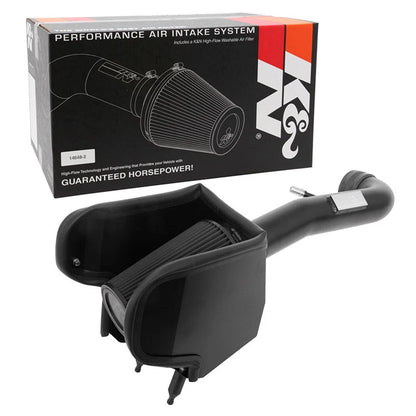 K&N 2018 Jeep Wrangler JL V6-3.6L F/I Blackhawk Performance Intake Kit | Jeep Wrangler (18+) (71-1576)