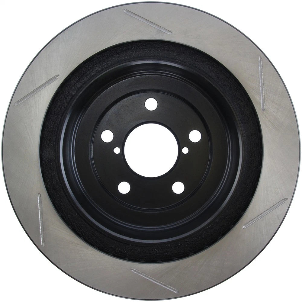 Stoptech Power Slot Rear F&R Slotted Brake Rotor | Subaru WRX/Legacy GT (05-09) (126.47025SL)