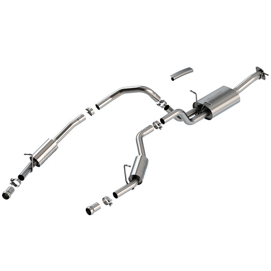 Borla 141030 S-Type Stainless Cat Back Exhaust System for 2025-26 RAM 1500 3.0L
