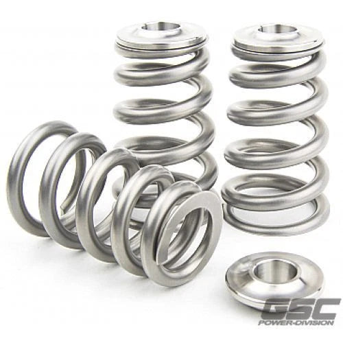 GSC P-D Mitsubishi 4G63T Extreme Pressure Conical Valve Spring and Ti Retainer Kit