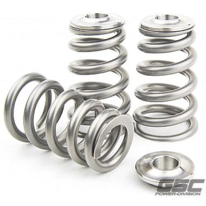 GSC P-D Mitsubishi 4G63T Extreme Pressure Conical Valve Spring and Ti Retainer Kit