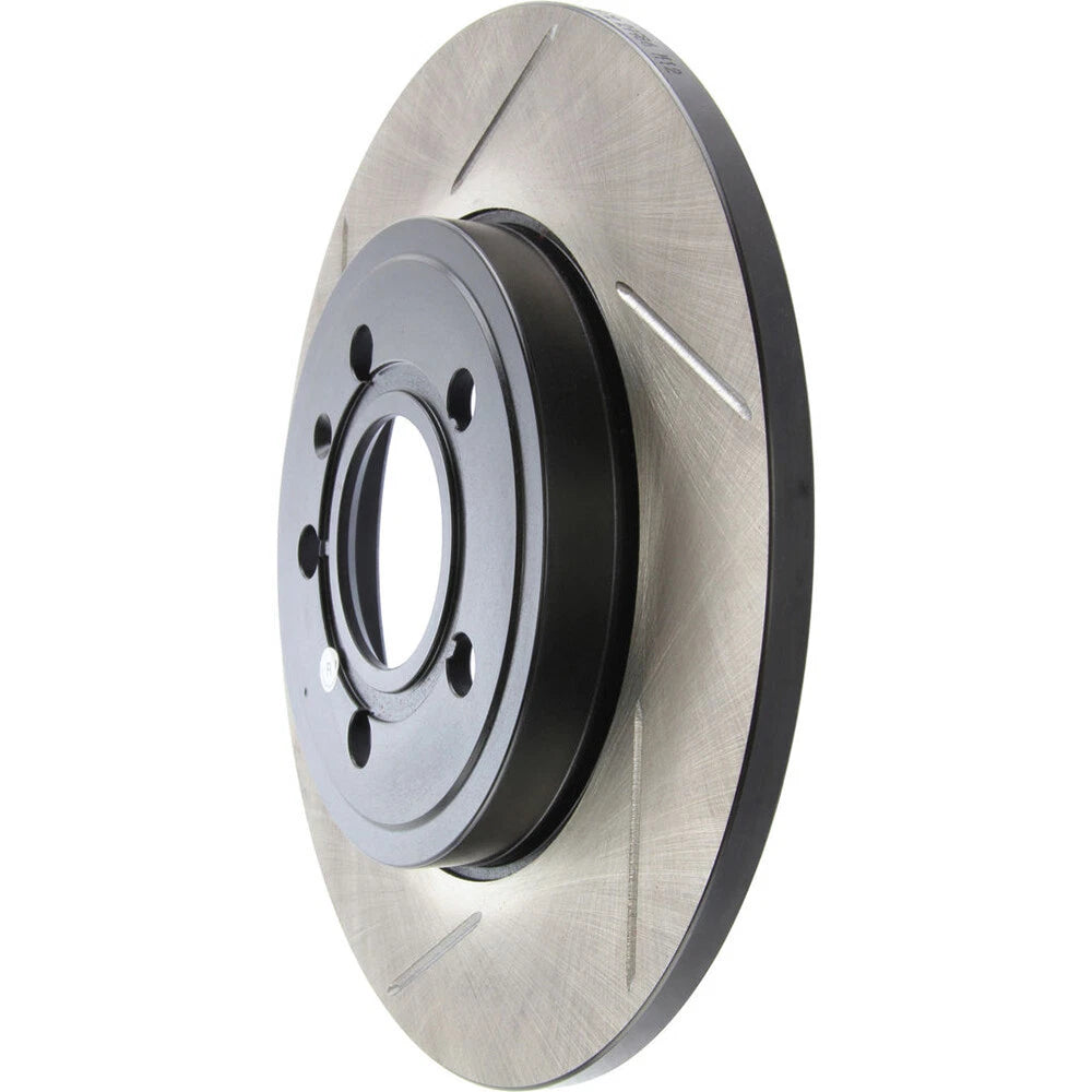 StopTech 126.33097SR Rear Right Slotted Brake Disc Rotor for 2001-2009 Audi A4