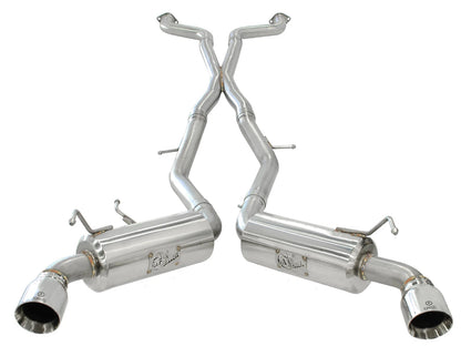 aFe Takeda 2.5in SS Cat-Back Exhaust w/ Polished Tips | Nissan 370Z V6 (09-13) (49-36107)