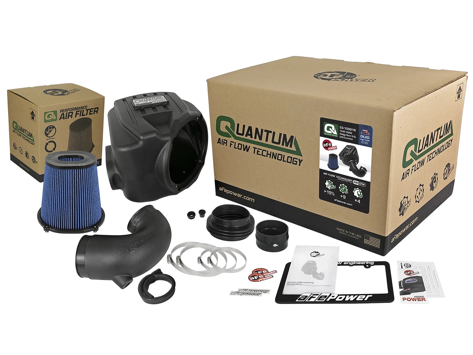aFe Quantum Pro 5R Cold Air Intake | Dodge Cummins L6-5.9L (94-02) (53-10001R)